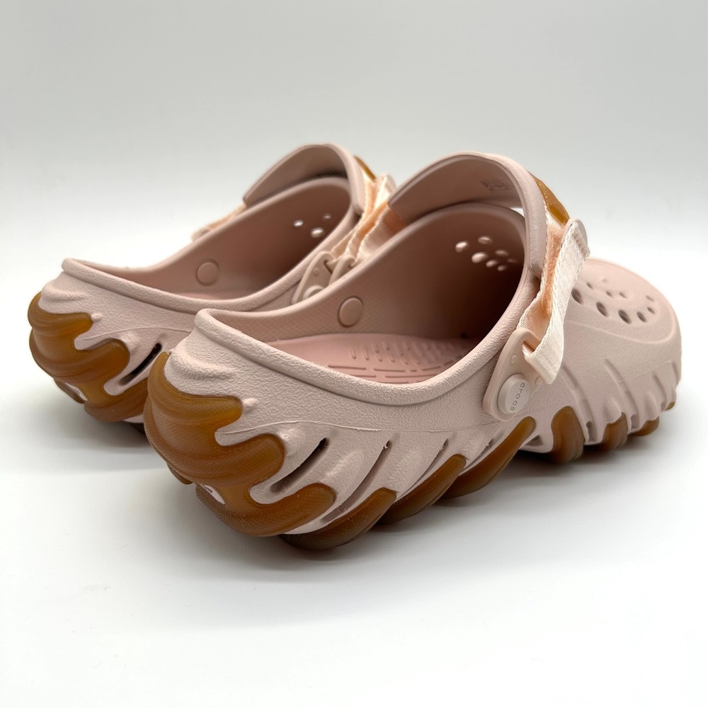 Crocs Echo Gum Ro Clog Womens 8 Pink Clay 211675-6UR Streetwear Chunky Slip On - Picture 5 of 11
